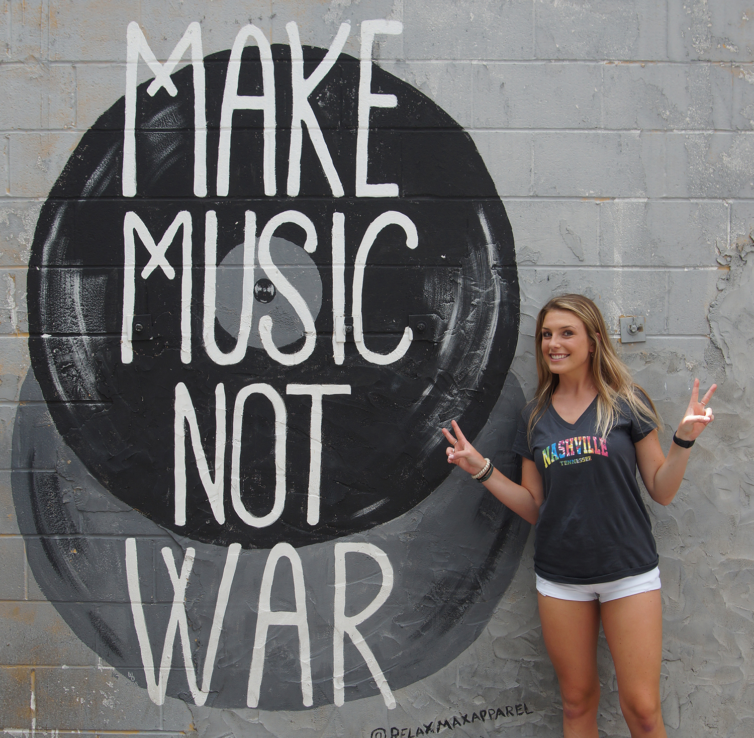 Make music not war mural nashville checklist