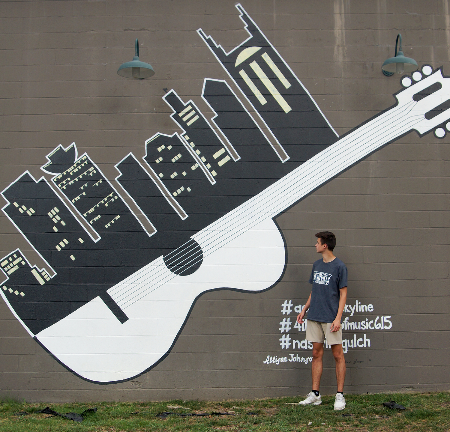 Acoustic Skyline Mural