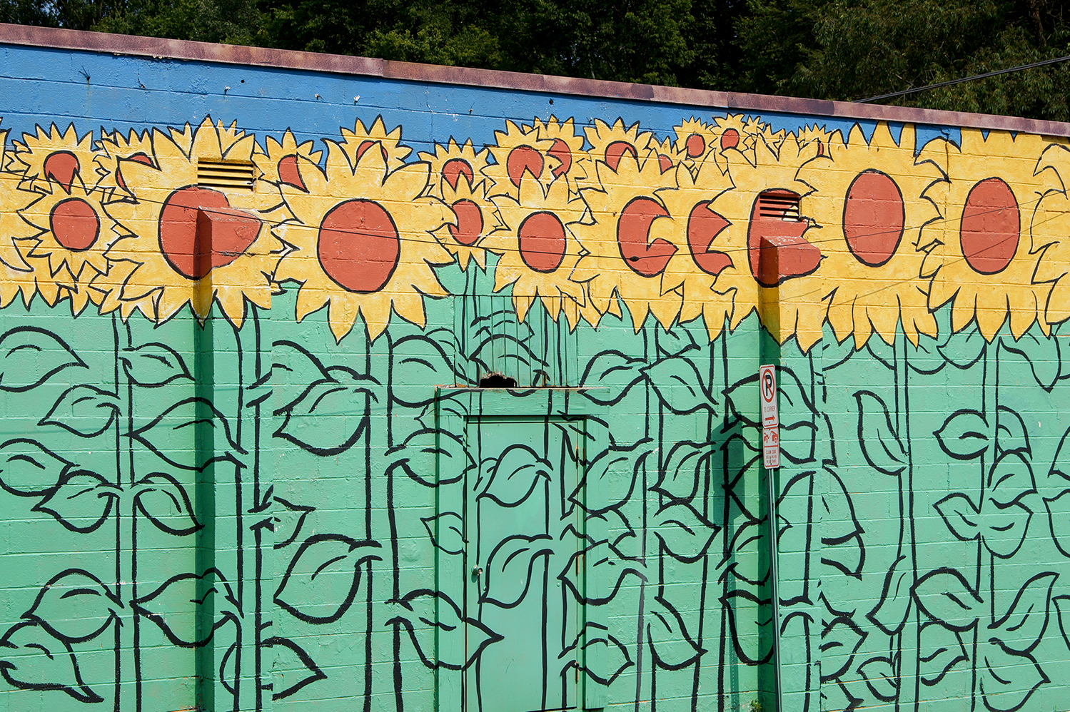 Sunflowers Mural