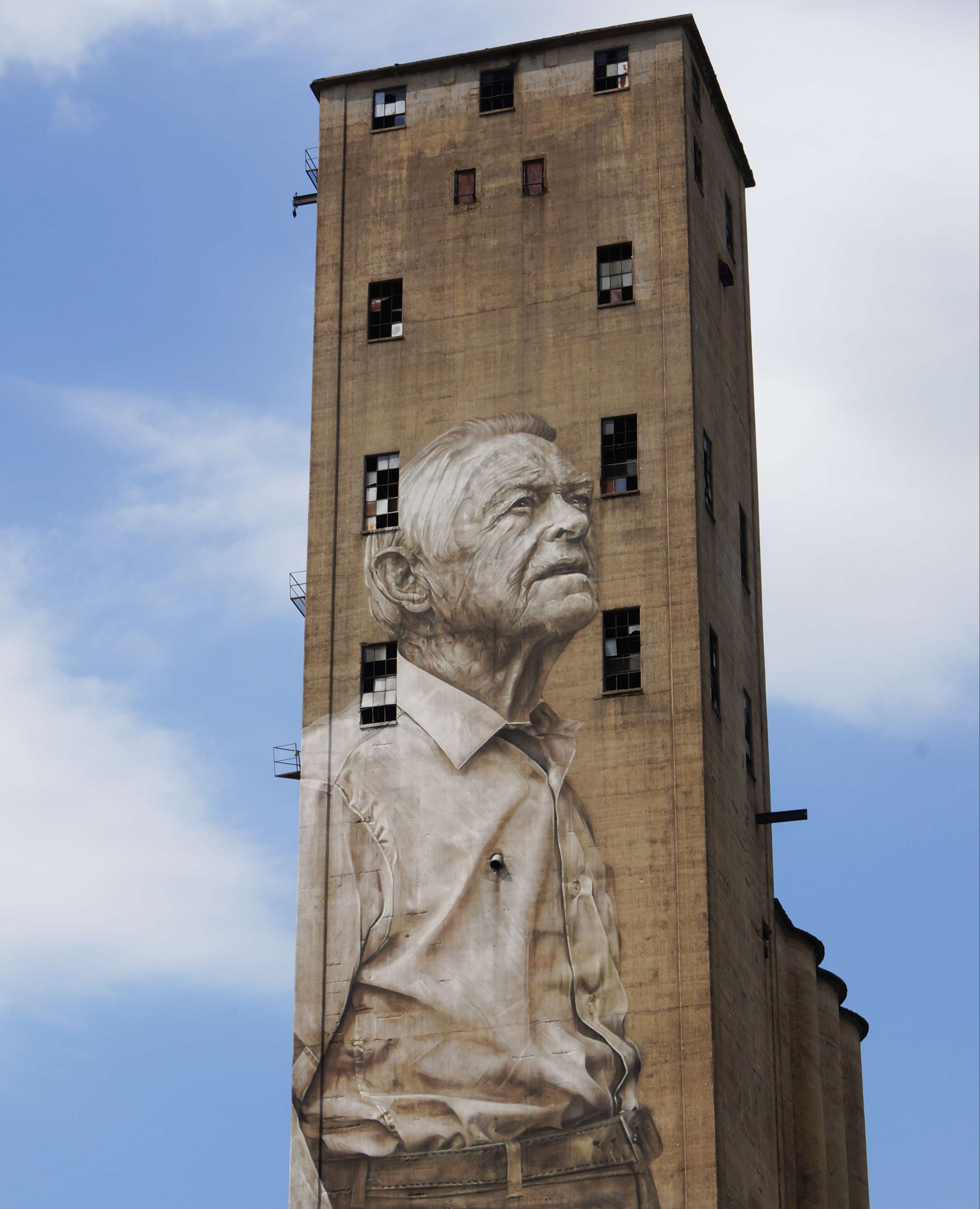 Silo Mural